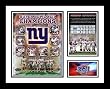 2008 New York Giants Super Bowl XLII Champions Framed Photograph Milestone Collage