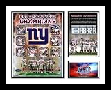 2008 New York Giants Super Bowl XLII Champions Framed Photograph Milestone Collage