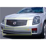 03-07 Cadillac CTS 1pc Upper + 1pc Bumper Combo Billet Grille by AR