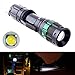 3000 Lumen Zoomable Cree Xm-l T6 LED Flashlight Torch Zoom Lamp Light Black