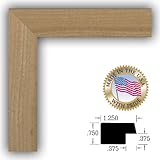 IMAGE OF 14x14 / 14 x 14 Clear Finish on Hard Maple Picture Frame - NEW .. 1.25'' wide