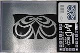 6 x Humbrol ART DECO Designer Motif - Reusable Acetate Stencil Sheet Pack Of 6 Wall Art Templates Decorating Stencils Art Projects Craft Stencils