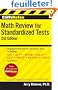 CliffsNotes Math Review for Standardized Tests