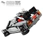 BTTF DeLorean DMC-12 V4.5 - Custom LEGO Element Kit