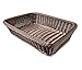 Colorbasket Rectangular Thick Trim Storage Basket, (Brown)