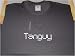 I Love Tanguy - Ladies Short Sleeve Gildan g640l Rhinestone Shirt