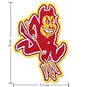 3pcs Arizona State Sun Devils Logo Embroidered Iron on Patches Kid Biker Band Appliques for Jeans Pants Apparel Great Gift for Dad Mom Man Women Free Shipping From Thailand - High Quality Embroidery Cloth & 100% Customer Satisfaction Guarantee