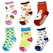 Toptim® Baby Socks Non-skid Cozy Socks for Infants and Toddlers （12 Pairs ）