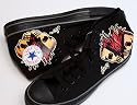 CONVERSE CHUCKS All Star , Serie : SAILOR J ROCKS HI, Farbe: schwarz