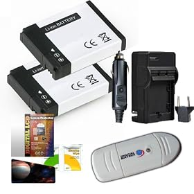 GoPro POWER KIT AHDBT-001 (Includes 2-1400mAh batteries, pocket charger, card reader, screen protector kit) for the GoPro HD HERO, HD HERO2