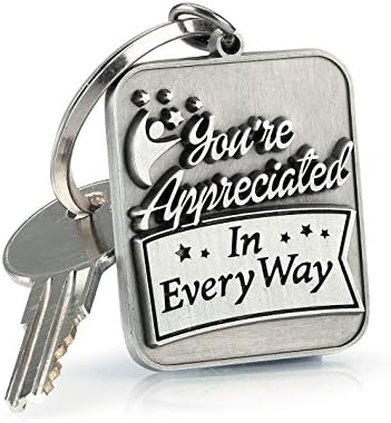 Positive Promotions More Than Words Can Say You're Appreciated In Every Way Pewter Key Tag