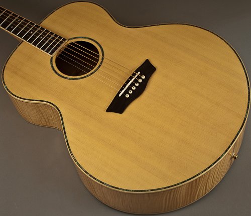 51tuxvJOG3L NEW WASHBURN LEFT HANDED DLX FLAME MAPLE JUMBO WJ45S LH ACOUSTIC GUITAR LEFTY