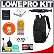 Lowepro Fastpack 100 Backpack Digital SLR Camera Case (Arctic Blue) + Accessory Kit for Canon Rebel T3, T3i, T1i, T2i, EOS 60D, 5D, 7D, Nikon D3000, D3100, D5000, D5100, D7000, D300s, Olympus Evolt E-5, E-30, E-620 & Sony Alpha A560, A580, A33, A35, A55