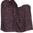 Womens Shawls Jamawar Wool Accessory 80 x 40 inches (jmwr736r)