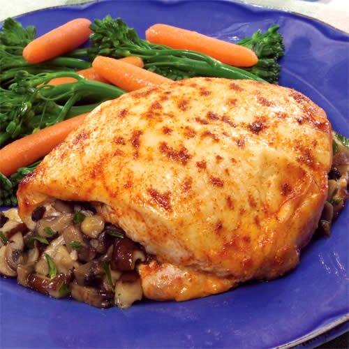 Omaha Steaks 8 (7.75 oz.) Trio Mushroom Stuffed Chicken Breasts