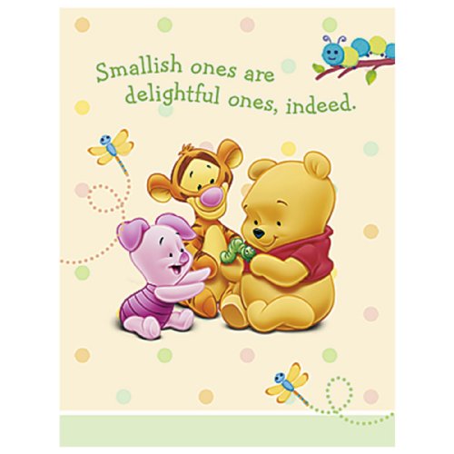 Pooh Baby Days Invitations 8ct