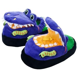 Silly Slippeez Dinosaur Plush Slippers