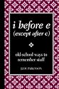 i before e (except after c)