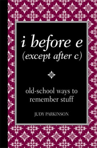 i before e (except after c) under The Books Store