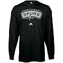 adidas San Antonio Spurs Black Primary Logo Long Sleeve T-shirt