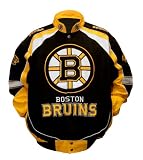 NHL Boston Bruins Mainline Cotton Twill Jacket (Black/Gold, XX-Large)