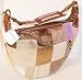 AUTHENTIC COACH KHAKI PATCHWORK HOBO bag/purse/handbag Style Number 10019