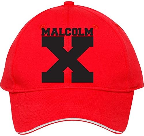 Fashionable Male/female Baseball Caps Malcolm X Red Cotton Frankiewarren Snapback Hats Sun Cap
