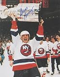 MIKE BOSSY NY Islanders SIGNED Stanley Cup 8x10 Photo