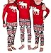 Baifern Christmas Kids Mom Dad Family Pajama Sets