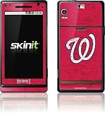 Skinit Washington Nationals - Solid Distressed Vinyl Skin for Motorola Droid