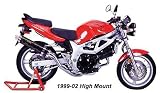 New Genuine Two Brothers Racing Exhaust / Suzuki SV650 / SV650S (1999-02) High Mount Slip-On - M-2 Aluminum canister / Pt # 005-890406HM