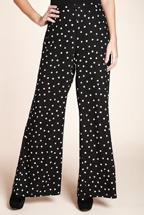 Wide Leg Floral Print Palazzo Trousers
