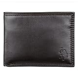 U.S. Polo Association Mens Genuine Leather Passcase Wallet