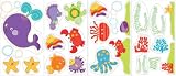 Brewster Fisher-Price ST99797 Peel & Stick Ocean Wonders Wall Decals, 4-Sheets