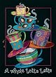 A WHOLE LOTTA LATTE COUNTED CROSS STITCH KIT-11X14
