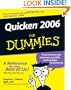 Quicken 2006 For Dummies