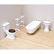Melissa & Doug Deluxe Doll - House Bathroom Furniture