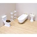 Melissa & Doug Deluxe Doll-House Bathroom Furniture