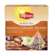 Lipton Black Tea, Vanilla Caramel Truffle, Premium Pyramid Tea Bags, 20-Count Boxes (Pack of 6)
