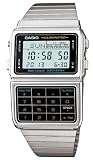 Casio DBC611-1D Mens Silver Tone 25 Memory Calculator Databank Watch