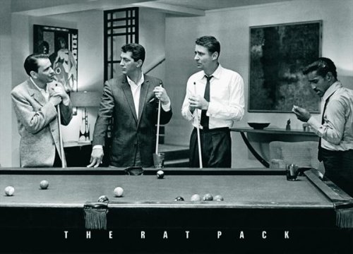 Rat Pack (Playing Pool) Music Poster Print - 24