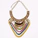 Qiyun (TM) Funky Ethnic Tribal Colorful Multiple Chain Bib Choker Statement Collar Necklace