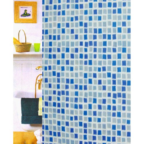 Mosaic Vinyl Shower Curtain