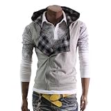 Doublju Mens Casual Zipup Vest (HUCV)