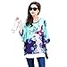 HP95(TM) Women's Bohemian Style Batwing Sleeve Chiffon Beach Loose Shirt (Purple)
