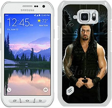 S6 active Cases Designed With Wwe Superstars Collection Wwe 2k15 Roman Reigns 14 White Case for Samsung Galaxy S6 active