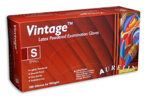 Aurelia Vintage Latex Glove, Powdered, 9.4