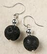Lava Bead Earrings