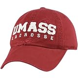 Massachusetts Minutemen Lacrosse Red Crease Adjustable Hat