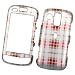 Samsung Rogue U960 Verizon Snap On Protector Hard Case Image Cover "Pink Plaid" Design